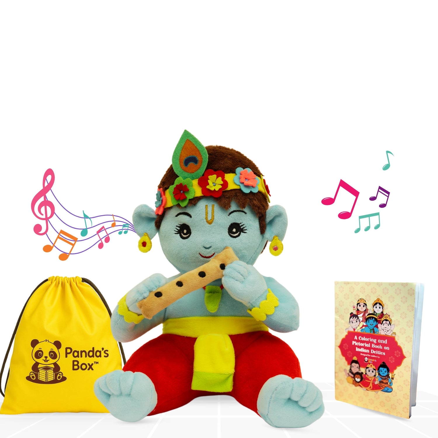 Mantra Chanting Baby Krishna (Medium -28 cm)