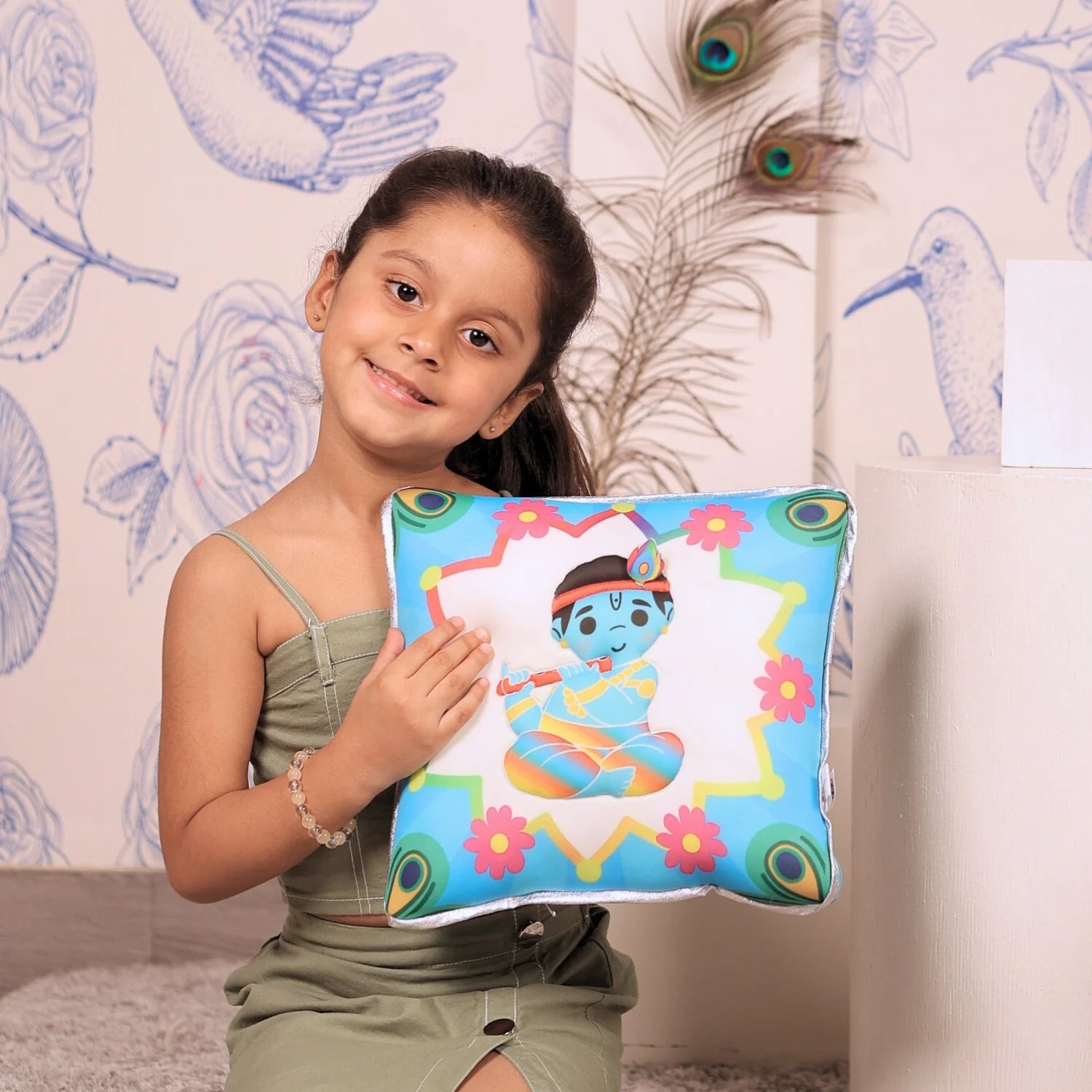 Lord Krishna Cushion