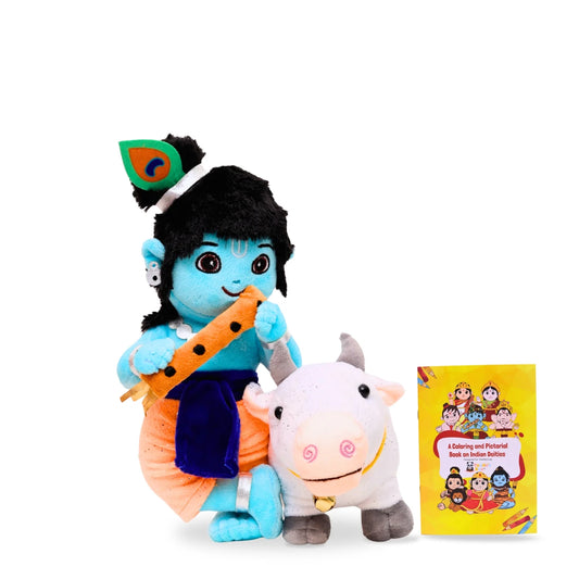 Lord Krishna with cow 