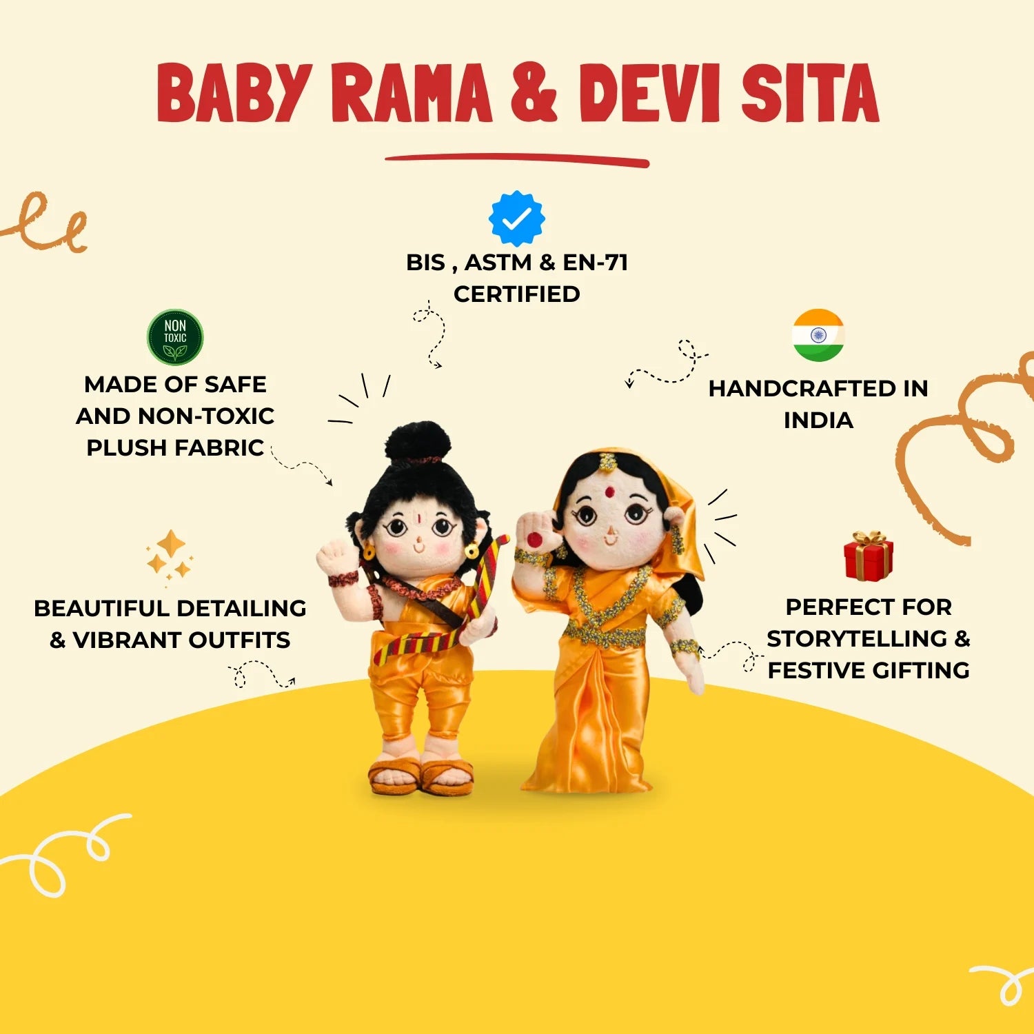 Sita Ram Plush toy