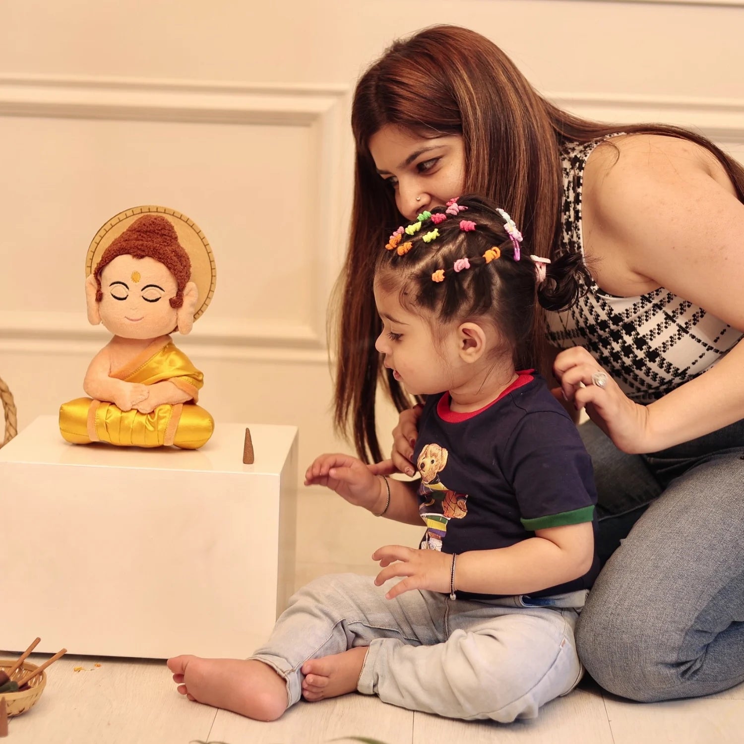 Gautam Buddha With Baby Girl