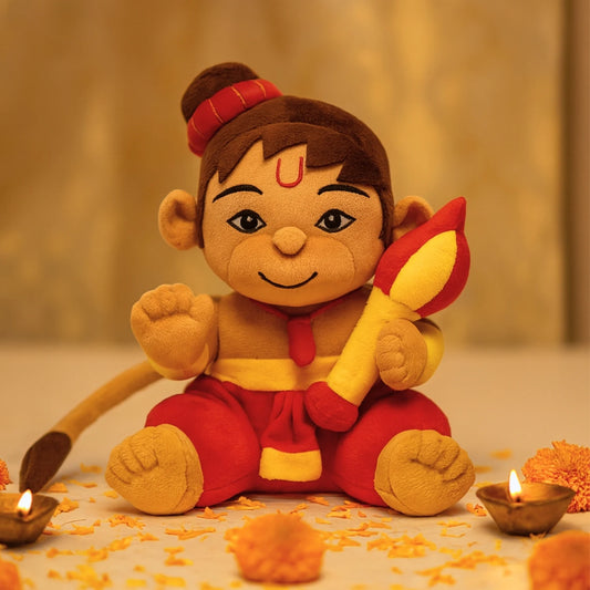 Hanuman Plush toy with Gadda
