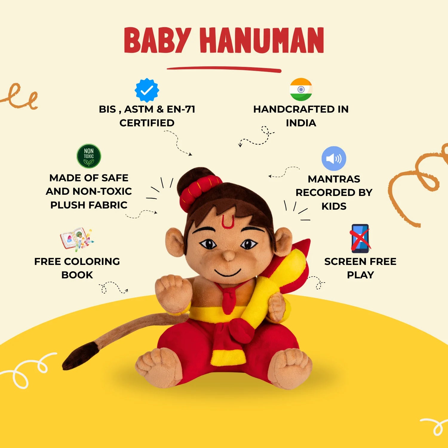 Baby Hanuman Inforgraphics