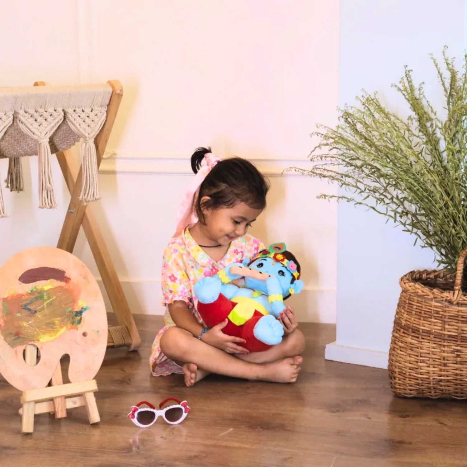 Lord Krishna WIth Baby Girl