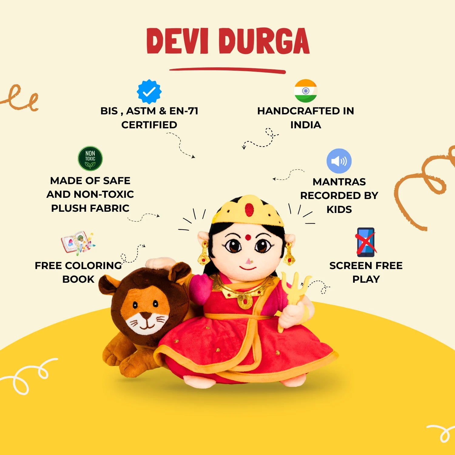 Durga ji Musical Toy