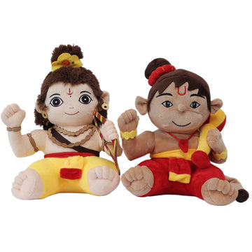 Mantra Chanting Baby Rama & Baby Hanuman Combo