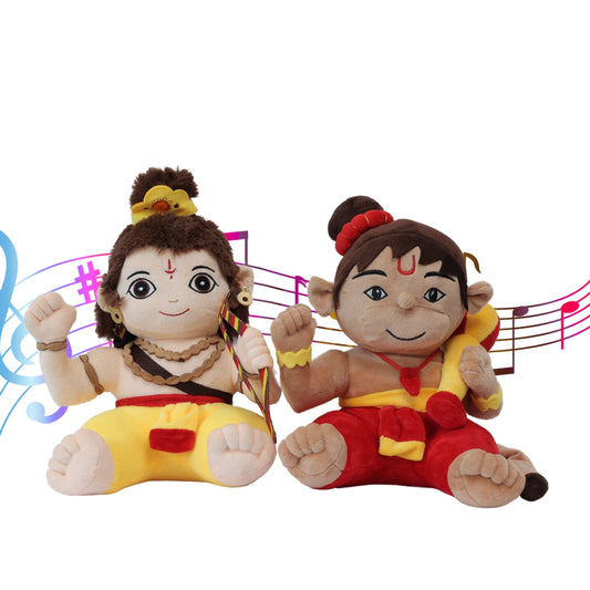 Mantra Chanting Baby Rama & Baby Hanuman Combo