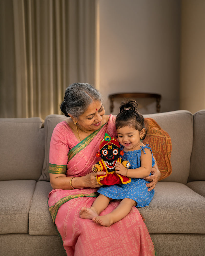 Customer with Mantra Chanting Lord Jagannath