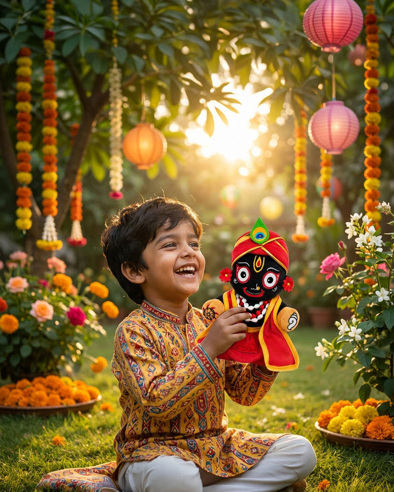 Customer with Mantra Chanting Lord Jagannath