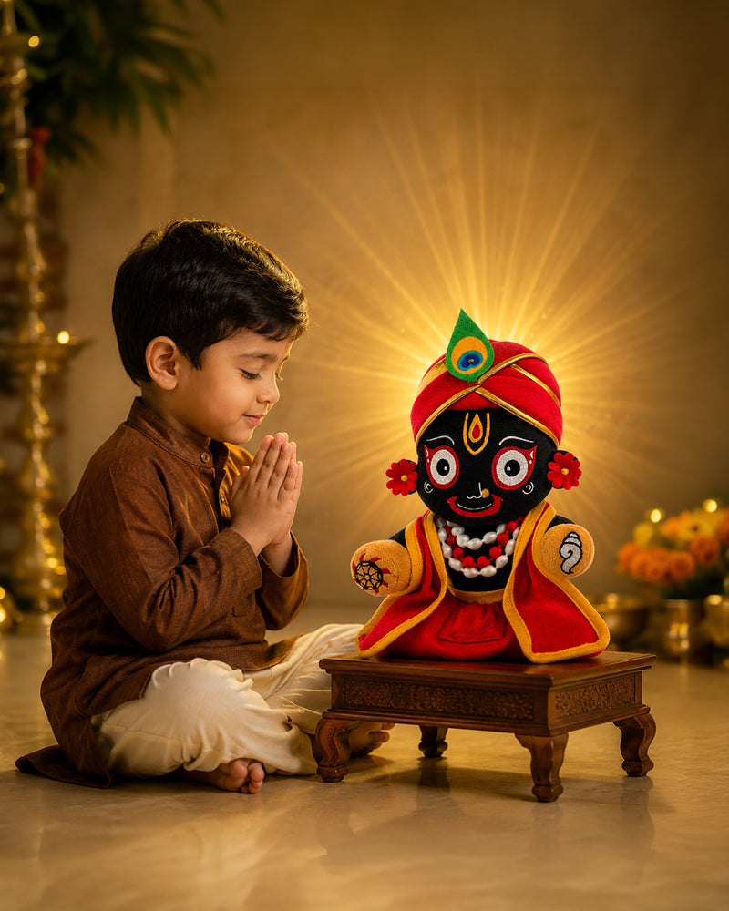 Customer with Mantra Chanting Lord Jagannath