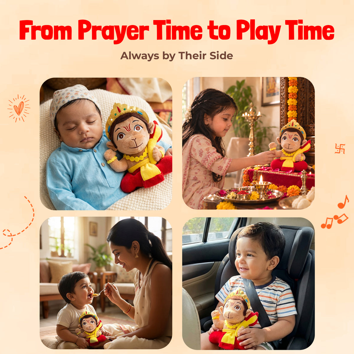 Mantra Chanting Baby Hanuman (Small) - image 6