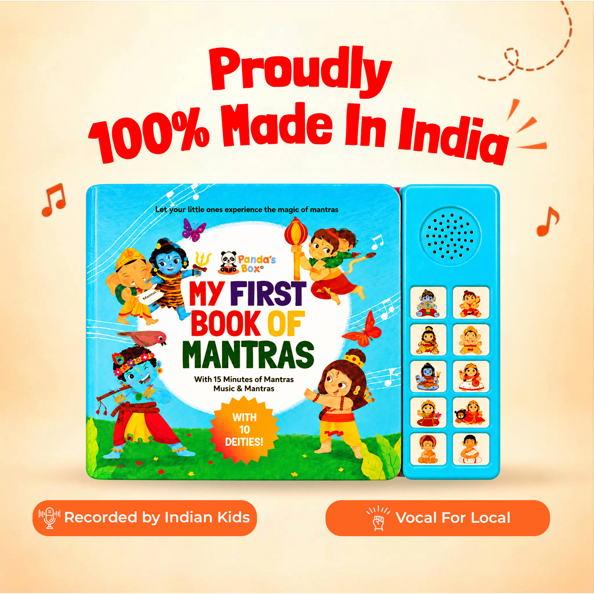 My First Book of Mantras - proudly 100% made in India