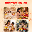 Mantra Chanting Baby Rama (Medium) & Baby Hanuman (Small) Combo