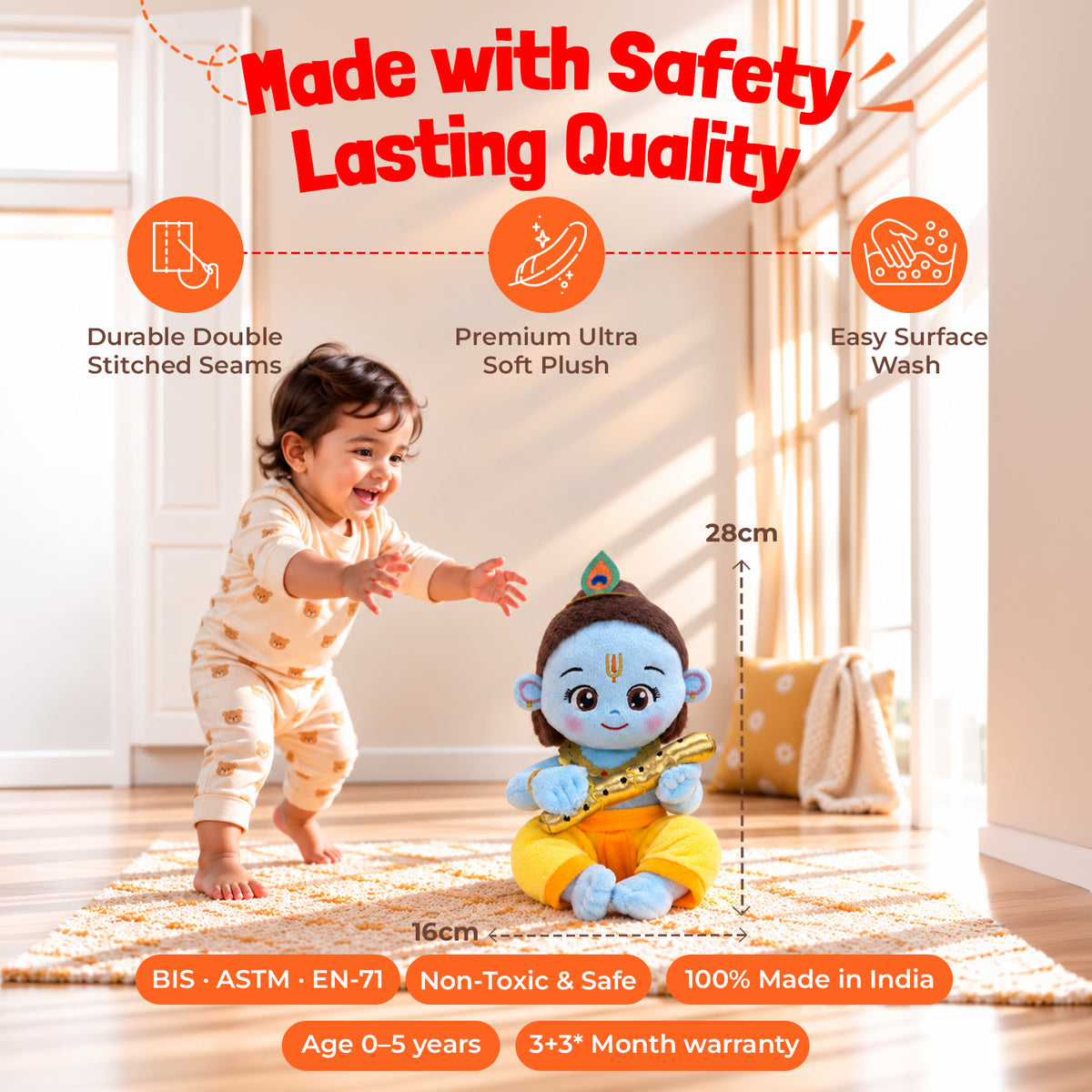 Mantra Chanting Laddu Gopal (Medium) - image 7