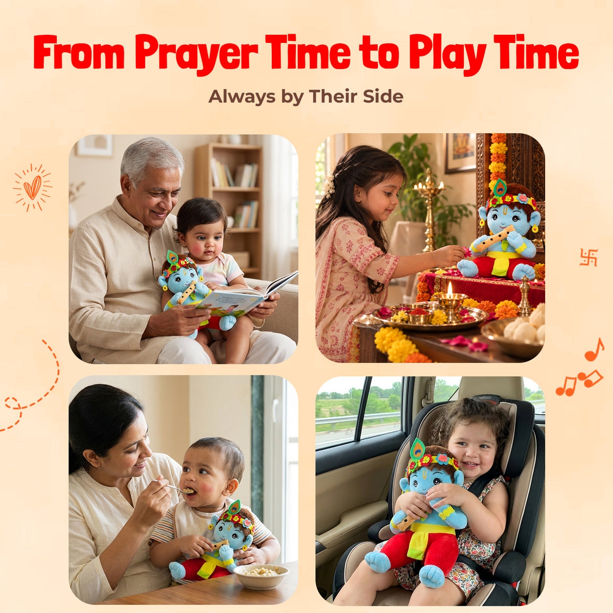 Mantra Chanting Baby Krishna (Medium) - image 6