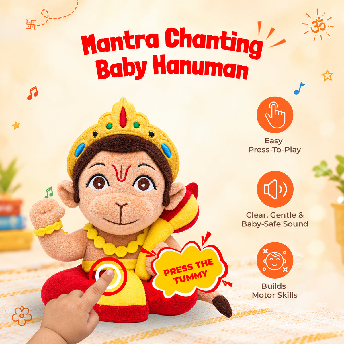 Mantra Chanting Baby Hanuman (Small) - image 2