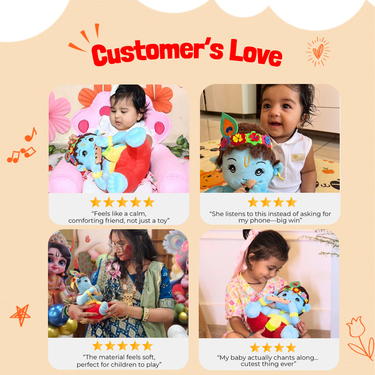 Mantra Chanting Baby Krishna (Medium) - image 9