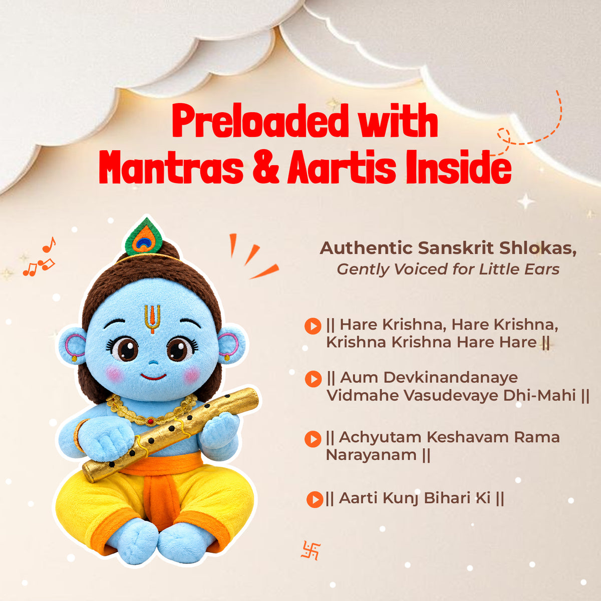 Mantra Chanting Laddu Gopal (Medium) - image 4