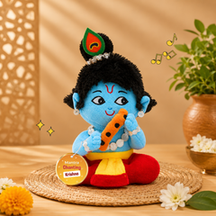 Mantra Chanting Baby Krishna (Small)