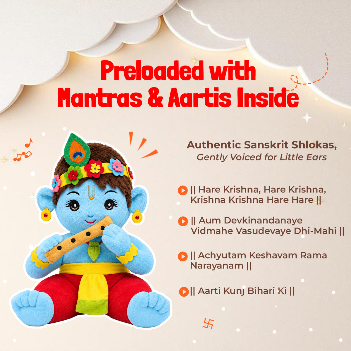 Mantra Chanting Baby Krishna (Medium) - image 4