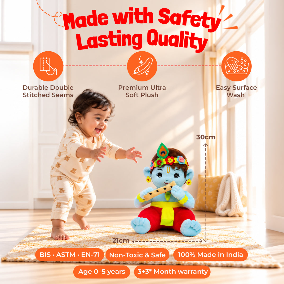 Mantra Chanting Baby Krishna (Medium) - image 7