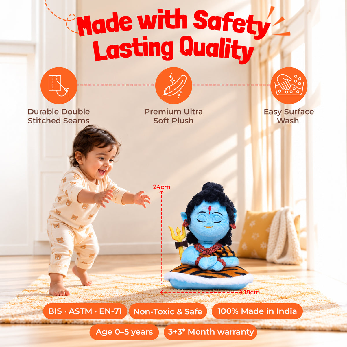 Mantra Chanting Baby Shiva (Small) - image 7