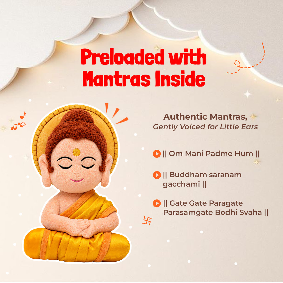 Mantra Chanting Gautam Buddha (Small) - image 4
