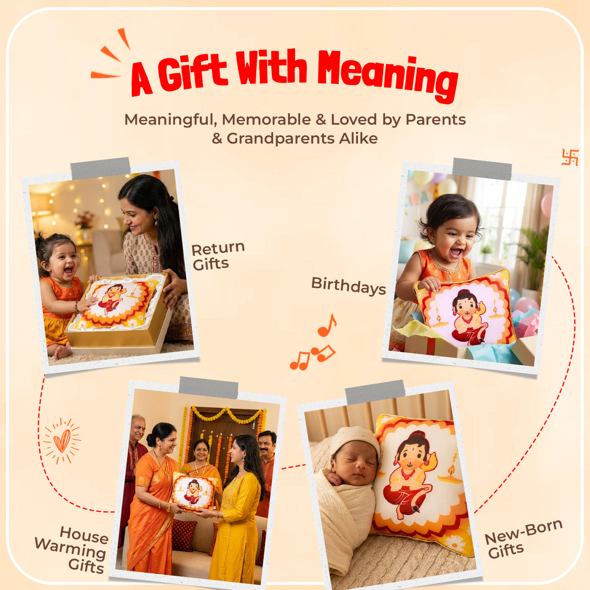 Hanuman Mantra Chanting Plush Pillow - image 8