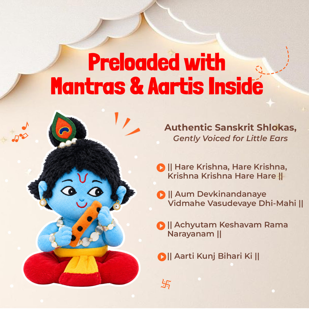 Mantra Chanting Baby Krishna (Small) - image 4
