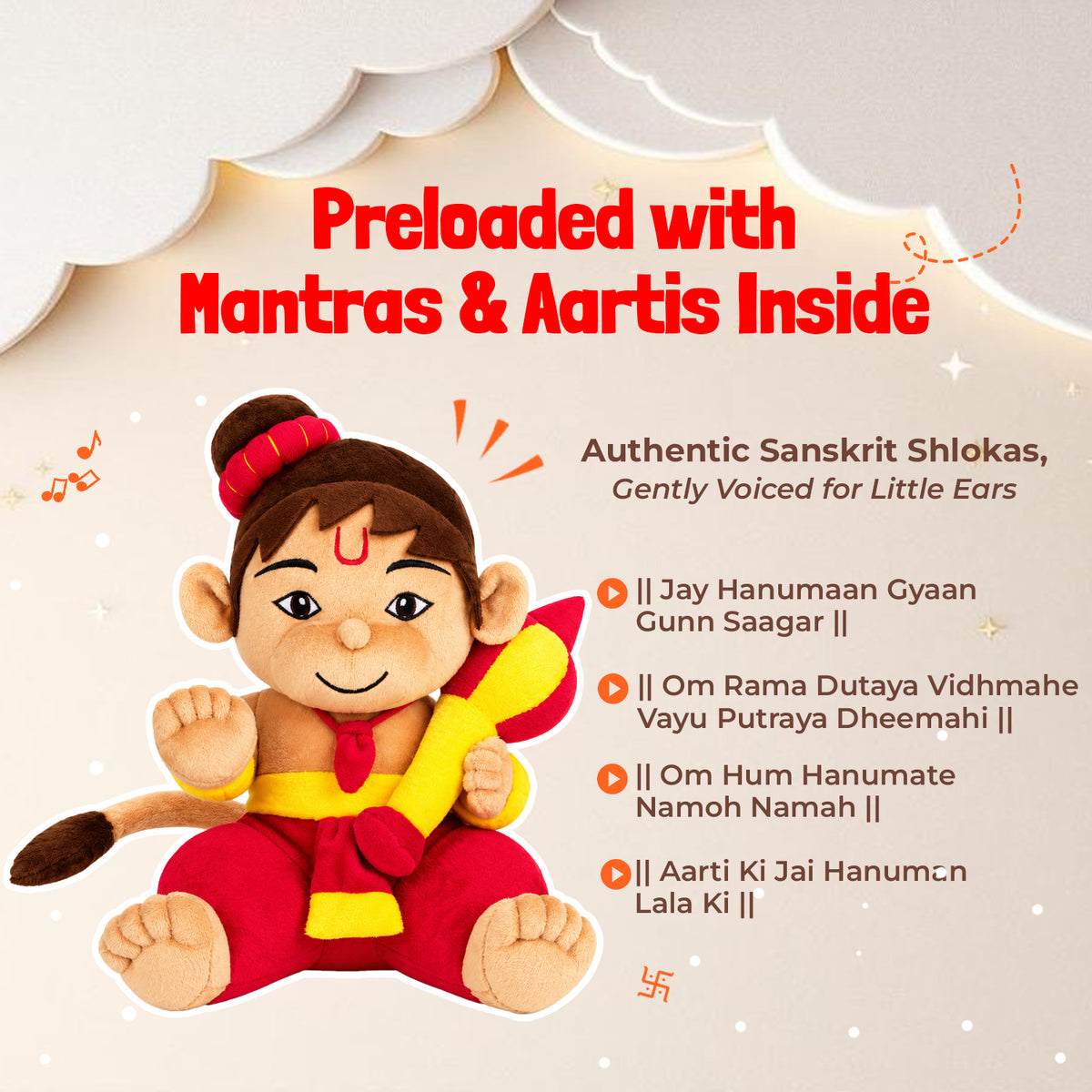 Mantra Chanting Baby Hanuman (Medium) - image 4