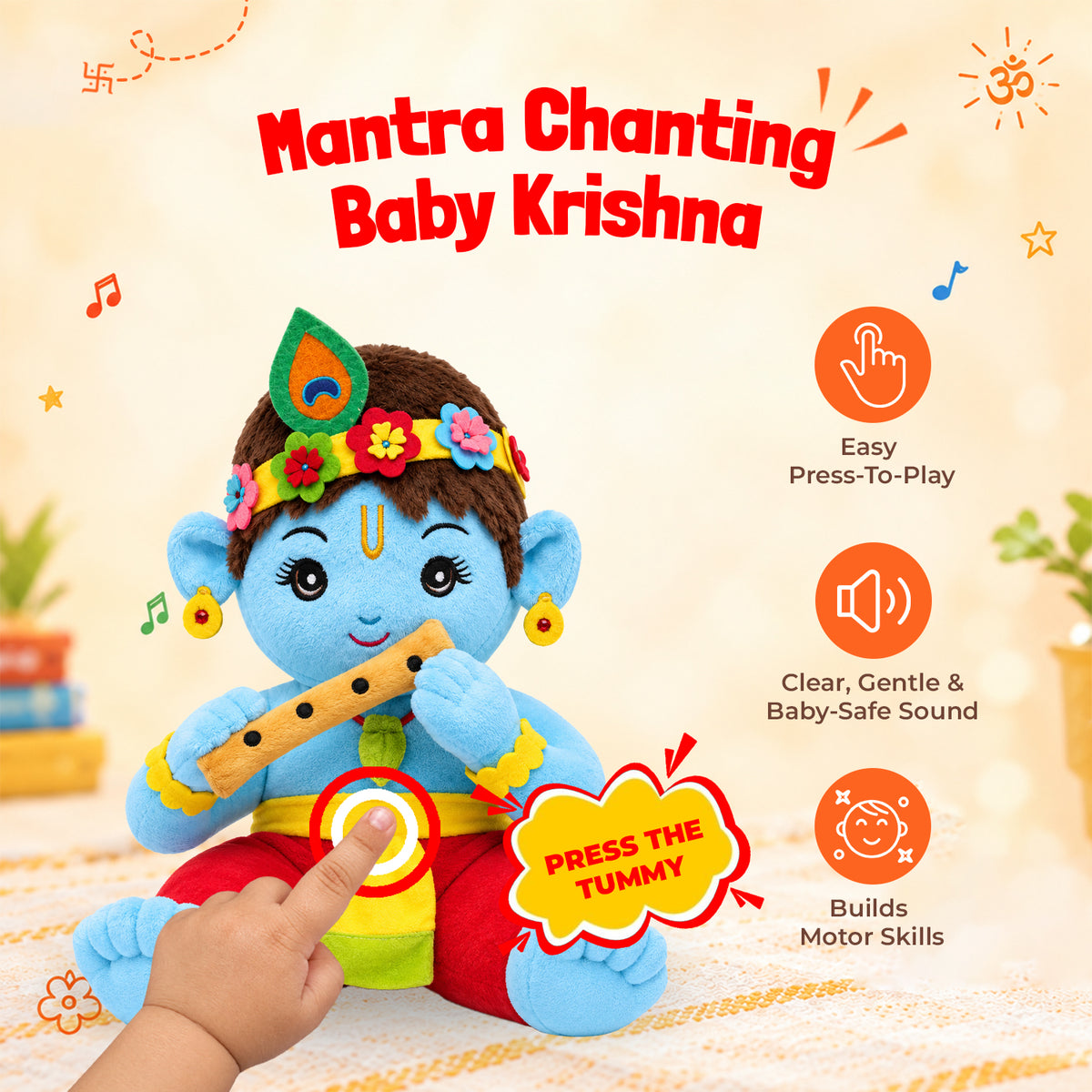 Mantra Chanting Baby Krishna (Medium) - image 2