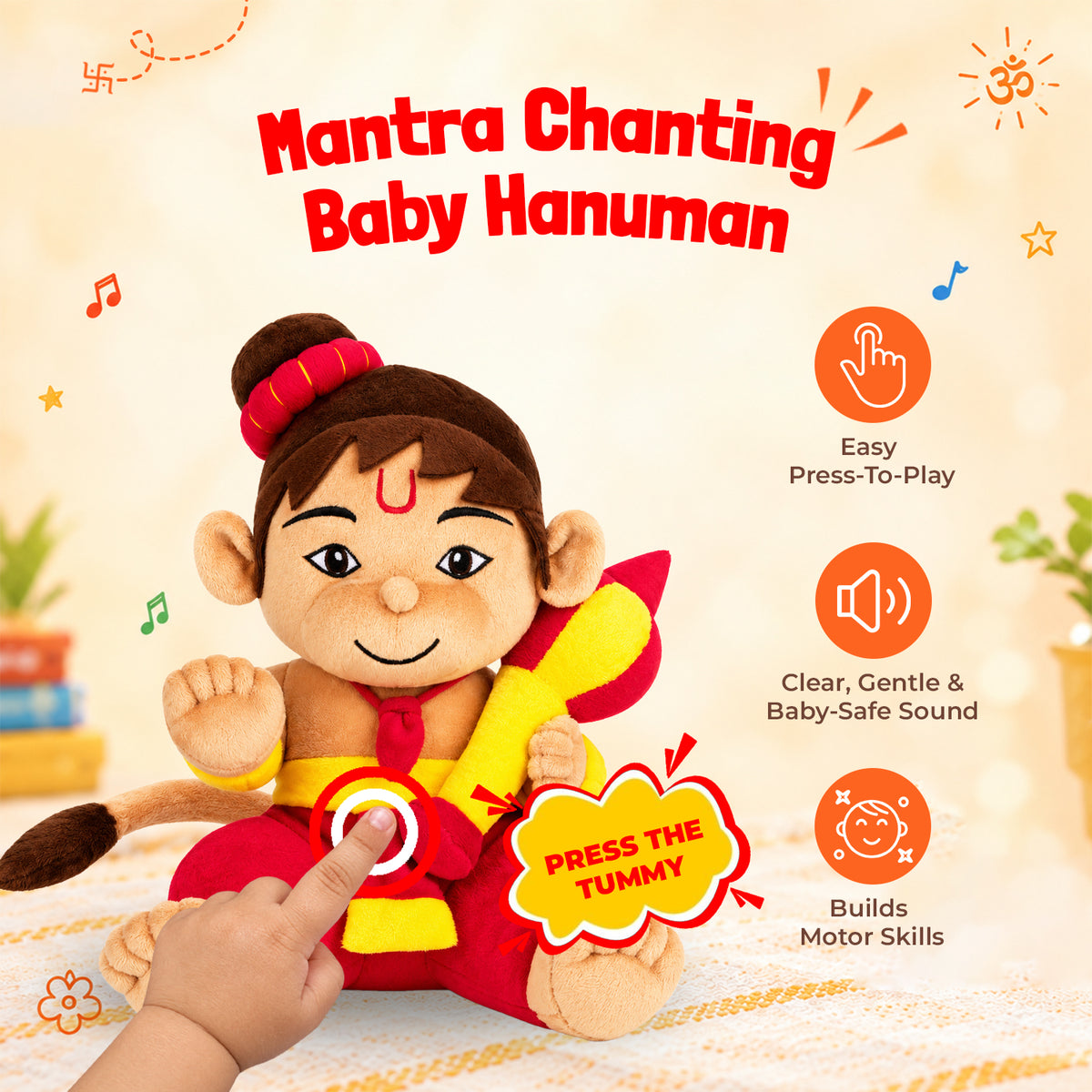 Mantra Chanting Baby Hanuman (Medium) - image 2
