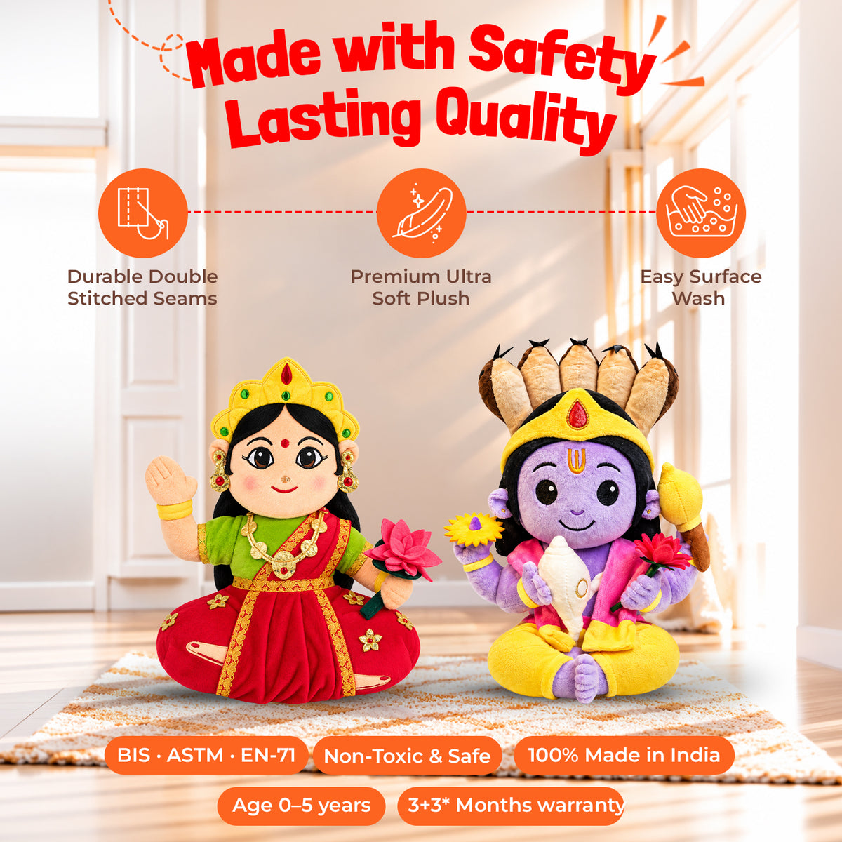 Made with safety, lasting quality