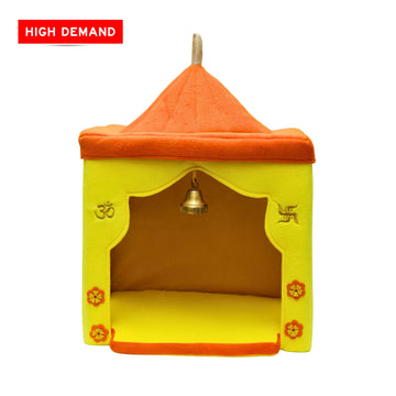 Plush Mandir for Kids (Foldable & DIY - 51 cms)