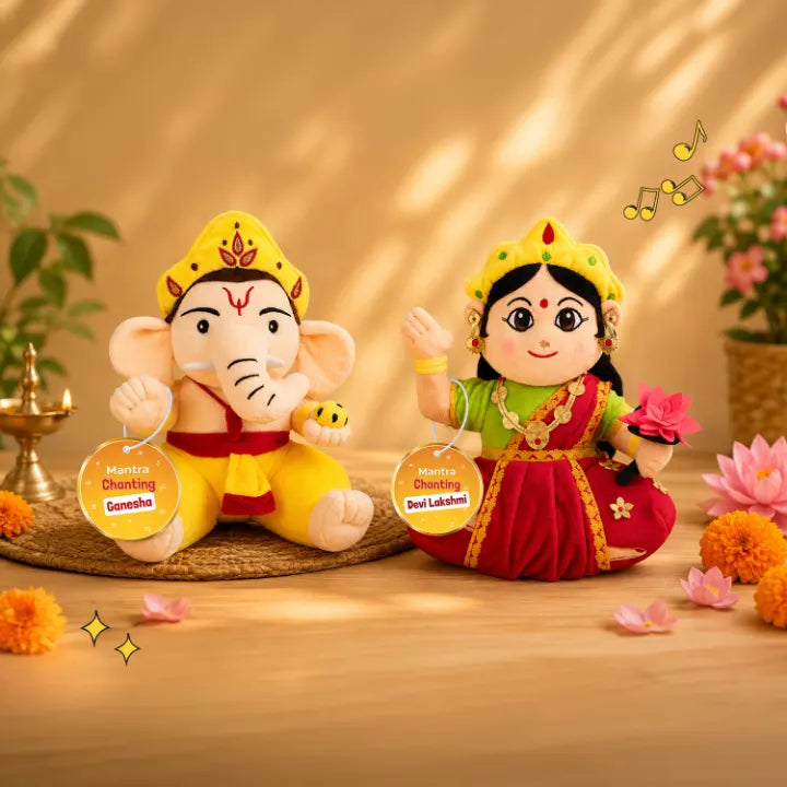 Devi Lakshmi + Ganesha (Medium)