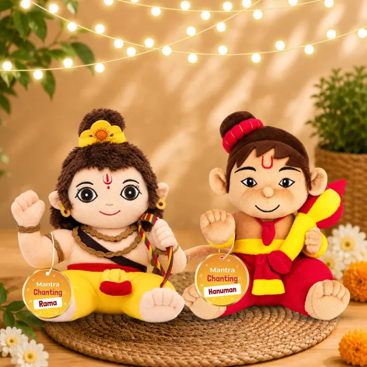 Baby Rama + Baby Hanuman Combo (Medium)