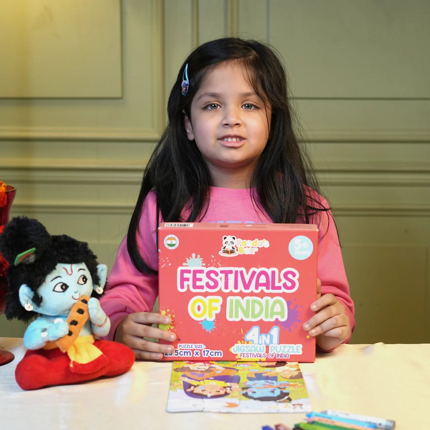 Jigsaw Puzzle 4 in 1 - Festival of india